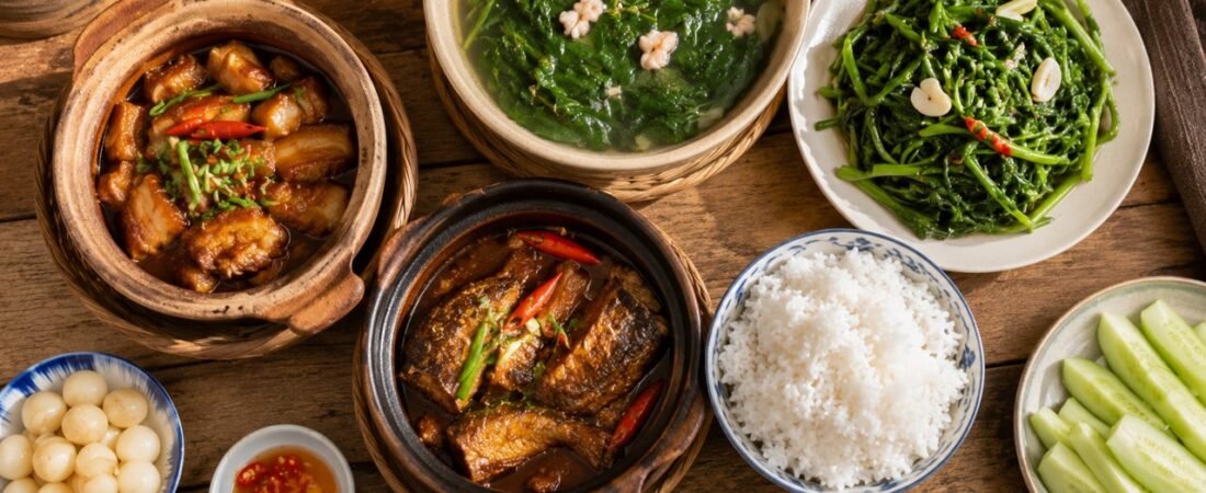 Thực đơn 7 ngày cho gia đình Việt: đủ chất, dễ nấu, tiết kiệm