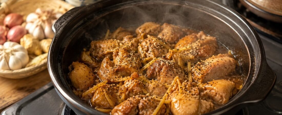 Gà kho gừng thơm ấm, đậm đà cho ngày se lạnh