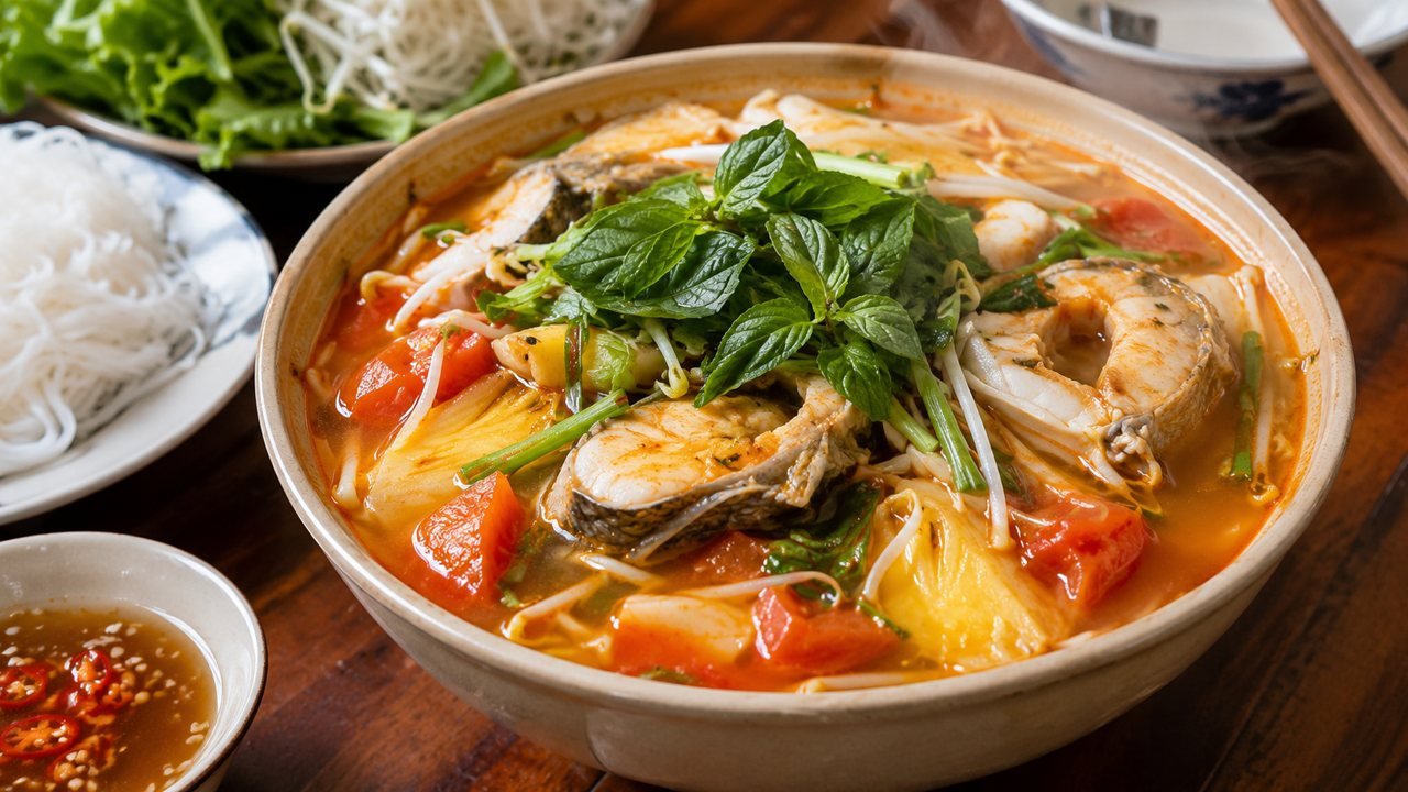 Canh chua cá miền Tây: chua thanh, đậm đà, dễ nấu