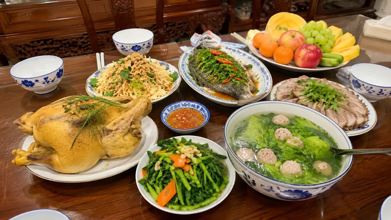 Mâm cơm cuối tuần đãi khách: sang mà không cầu kỳ