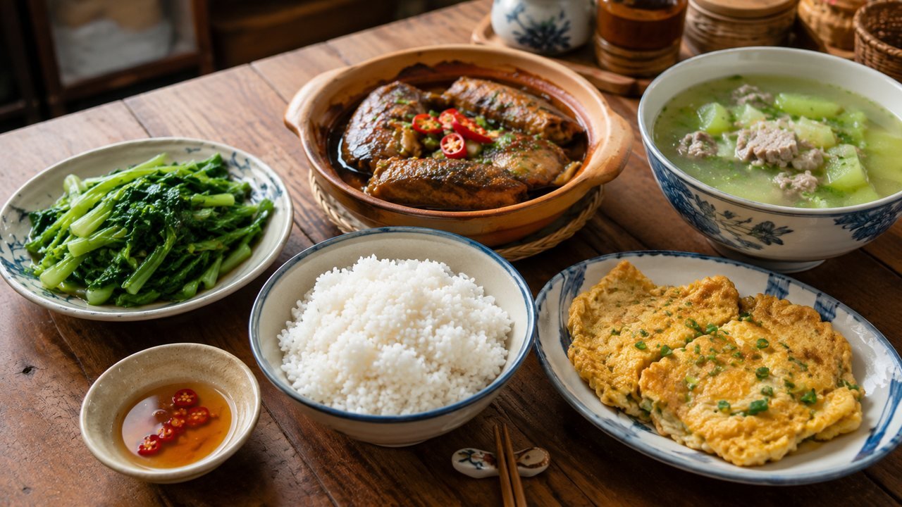 Thực đơn dưới 100k một ngày cho gia đình 4 người