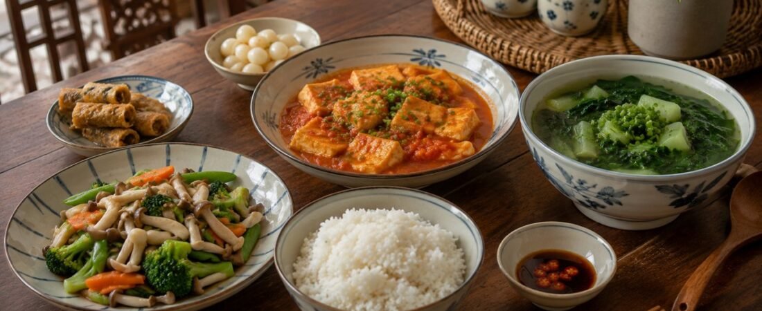 Thực đơn ăn chay 1 tuần thanh đạm, đủ chất