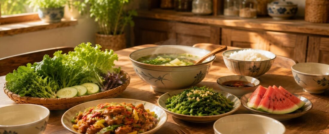 Bếp theo mùa: nhật ký nấu ăn qua bốn mùa