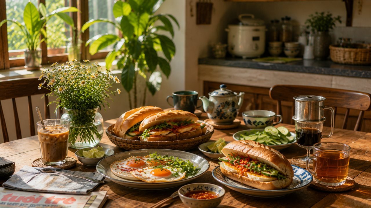 Bữa sáng cuối tuần thong thả