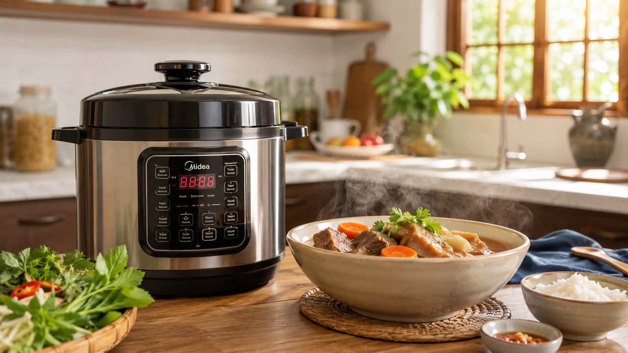 Nồi áp suất điện nên mua loại nào cho gia đình