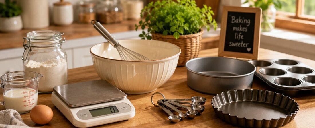 Cân & dụng cụ làm bánh cơ bản cho người mới