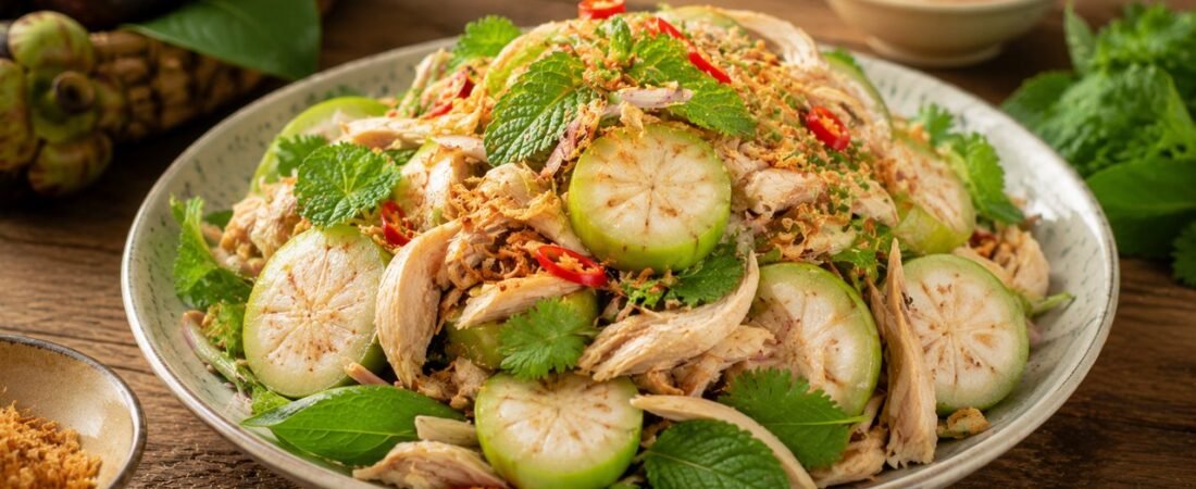 Gỏi gà măng cụt chuẩn Bình Dương (đặc sản Lái Thiêu)