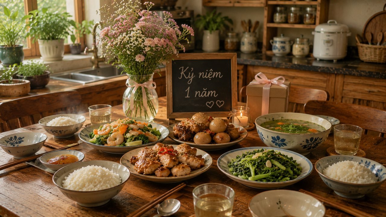 Một năm với Bếp Có Hoa