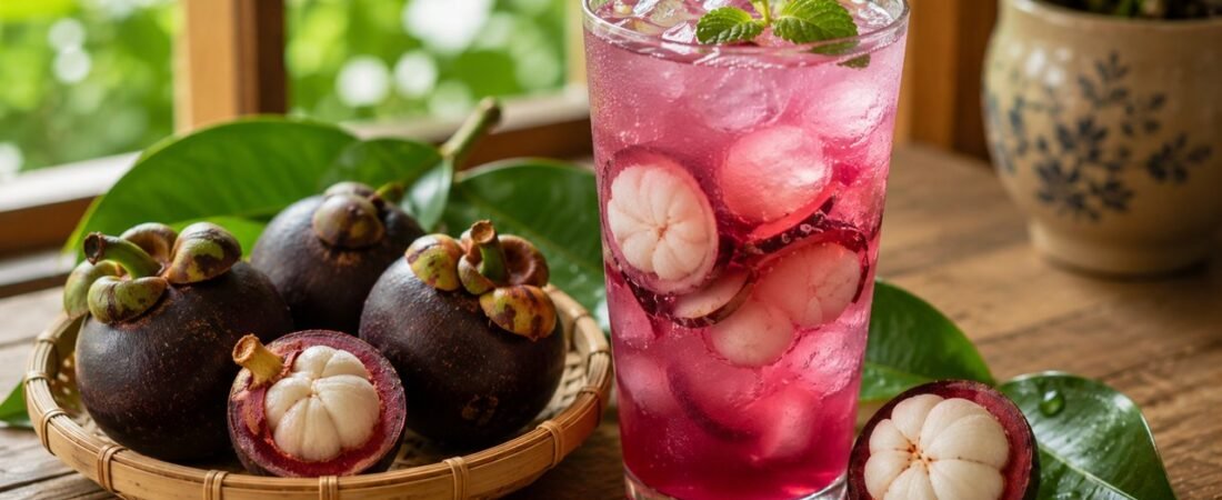 Trà măng cụt giải nhiệt — thức uống mùa hè cả nhà mê