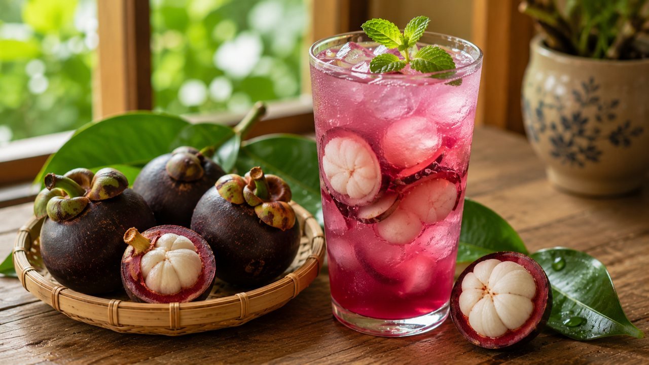 Trà măng cụt giải nhiệt — thức uống mùa hè cả nhà mê