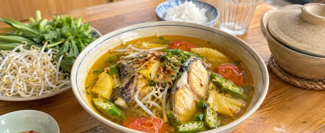 Cách nấu canh chua cá lóc chuẩn vị, nước trong không tanh